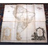 'A MAP OF SOUTH AMERICA... From Mr D'Anville, with several improvements... London 1779' on two