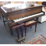 A GRAND PIANO BU 'ROGERS' LONDON in a rosewood case