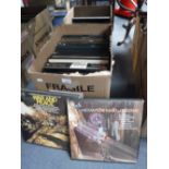 A LARGE COLLECTION OF VINTAGE RECORDS, mostly box sets of Tchaikovsky, Prokofiev, Massenet and