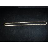 AN 18CT YELLOW GOLD ROPE CHAIN (c.31 gms)