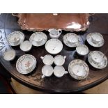 A COLLECTION OF 18TH/19TH CENTURY NEW HALL TYPE TEA BOWLS and similar teawares