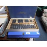 A CONSOLE CLARINET IN BOX and two child's Xylophones