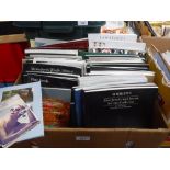 A COLLECTION OF AUCTION CATALOGUES (one box)