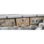 A COLLECTION OF ORIENTAL PITH PAINTINGS depicting figures at work and play, twelve pictures,