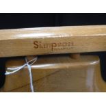 SIMPSON, PICCADILLY: A BEECH-WOOD TROUSER PRESS