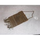 A VINTAGE BEADED EVENING PURSE