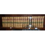 THE WORKS OF WILLIAM MAKEPEACE THACKERAY, Smith, Elder & Co, 1869, vols II-XXII (lacking vol I)