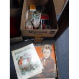 A COLLECTION OF VINTAGE 1930S 'PICTUREGOER' MAGAZINES a large collection of playing cards and