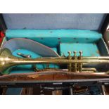 AN 'EMPEROR' TRUMPET by 'Boosey & Hawkes Ltd' with case