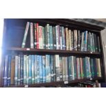 A COLLECTION OF BOOKS OF WORLD WAR II INTEREST, mostly aeronautical (two shelves)