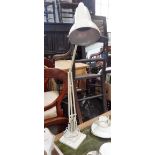 AN ORIGINAL VINTAGE ANGLEPOISE DESK LAMP in cream