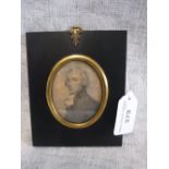 A MINIATURE PORTRAIT ENGRAVING OF WILLIAM GARTHSHORE, ESQ, MP for Weymouth and a Lord of the