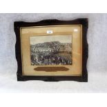 A FRAMED PHOTOGRAPH 'The Diamond Jubilee of Her Majesty, Queen Victoria, Thanksgiving Service in the