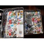 A QUANTITY OF LOOSE STAMPS, mostly GB and a similar quantity of world stamps