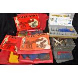 MECCANO: A COLLCETION OF VINTAGE MECCANO, including the remains of sets 4a, 5a and 6a, all with