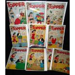 UNITED FEATURE COMICS; A COLLECTION OF VINTAGE AMERICAN 'TIP TOPPER' comics, numbers, 1,9,10,11,12,