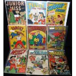 A COLLECTION OF VINTAGE AMERICAN COMICS, 'Junior Miss', 'Tillie the Toiler', 'Invisible Scarlet O'