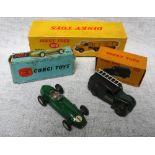 DINKY TOYS; A TELEPHONE SERVICE VAN (No 261) boxed With tape on, A Corgi Vanwall "Formula 1 Grand