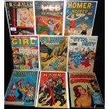 A COLLECTION OF VINTAGE AMERICAN COMICS, 'Rip Kirpy', 'Webb of mystery', 'Homer Hooper', 'Girl