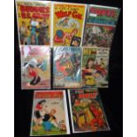 A COLLECTION OF VINTAGE AMERICAN COMICS, 'Fritzi Ritz' ( 2 copies), 'Hit Comics', 'Freedom Train' '