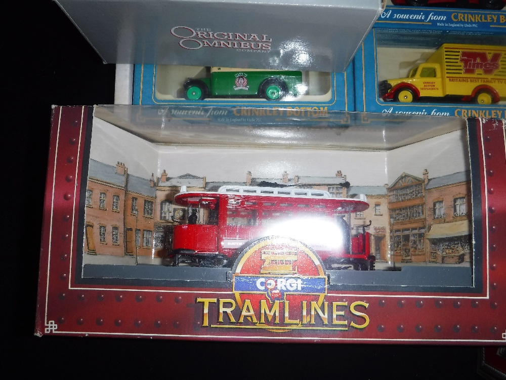 A COLLECTION OF 'DAYS-GONE' MODEL VEHICLES, two 'Claytown' models of the Titanic, A Corgi Tram, - Image 5 of 5