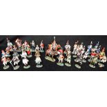 DELPRADO; A LARGE COLLECTION OF PAINTED METAL FOOT SOLDIERS, including 'Captain French Hussars'