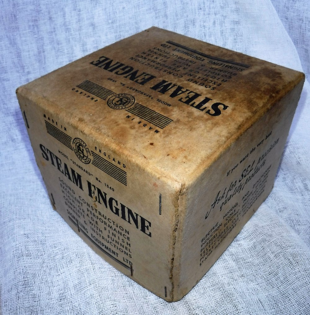 SIGNALLING EQUIPMENT LTD; A VINTAGE STEAM ENGINE model 1540 with original box, insert and - Image 4 of 4