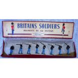 BRITAINS SOLDIERS; REGIMENTS OF ALL NATIONS', 'The US Marine Corps, Blue Uniform with officer (No