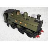 AN 'O' GAUGE CLOCKWORK G.W.R. LOCOMOTIVE (no1575) with key