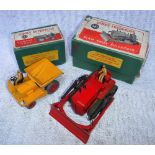 DINKY SUPERTOYS; A 'BLAW KNOX BULLDOZER' (No 561) and a Dumper Truck (No 562) both with original