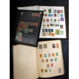 THREE 20TH CENTURY STAMP ALBUMS including European and Commonwealth stamps