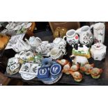 A COLLECTION OF PORTMEIRION 'BOTANIC GARDEN' CERAMICS including teapots and jugs and other mixed