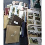 A COLLECTION OF ALBUMS CONTAINING PHOTOS OF VINTAGE CARS AND STATIONARY ENGINES, a quantity of '