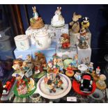 A COLLECTION OF ROYAL DOULTON AND WEDGWOOD BEATRIX POTTER FIGURES and other collectable items