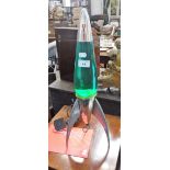 A MATHMOS ASTRO LAVA LAMP with original instruction booklet