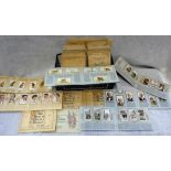 A LARGE COLLECTION OF VINTAGE CIGARETTE CARDS all in original albums