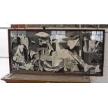 AFTER PABLO PICASSO: A framed print of 'Guernica' Acquired by the Vendor's family from Jim Ede,
