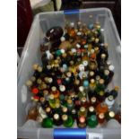 A COLLECTION OF ALCOHOLIC MINIATURES including spirits (one box)
