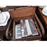 A VINTAGE 'ANTONIO SILVAGNI' ACCORDIAN