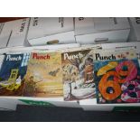 PUNCH MAGAZINE; an extensive run from January 1958- April 1974 (List available)