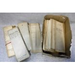 A QUANTITY OF VINTAGE DEEDS relating to the County of Dorset