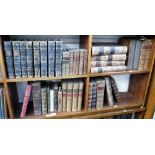 A COLLECTION OF 19TH CENTURY AND LATER LEATHER BOUND BOOKS