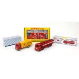 Three boxed Dinky Super Toys Atlas editions comprising Heinz Lorry, 943 Leyland Octopus tanker