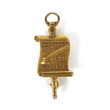 American baseball interest Gold coloured metal Connecticut sports writers alliance pin brooch,