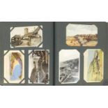 Album of topographical postcards including Windmill, Brighton, Newbury, Hazelmere, Hereford, Surrey,