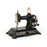 Antique child's mechanical sewing machine, No.2683, 20cm high :Request a condition report on this