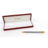 Cartier ballpoint pen with fitted box and refill