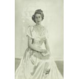 Dorothy Wilding - Pencil signed black and white photographs, Princess Elizabeth, stamp and