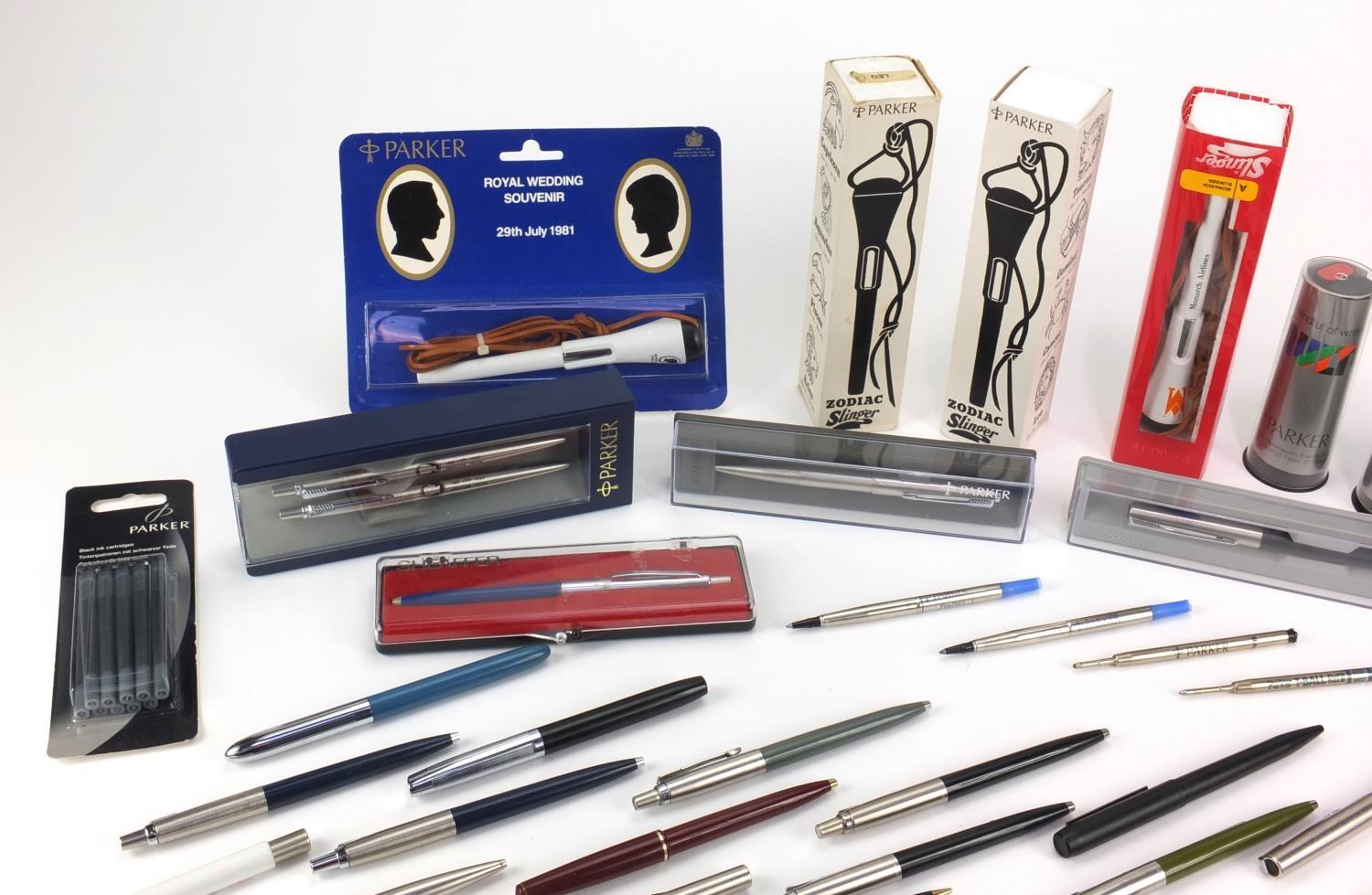 Parker pens and pencils, some boxed including commemorative examples - Image 2 of 6