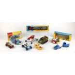 Die cast vehicles including Corgi toys Chitty Chitty Bang Bang, Dinky toys Captain Scarlett's